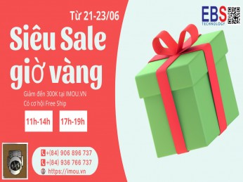 CAMERA IMOU SIÊU SALE GIỜ VÀNG - GIẢM NGAY TIỀN MẶT ĐẾN 300K TẠI IMOU.VN