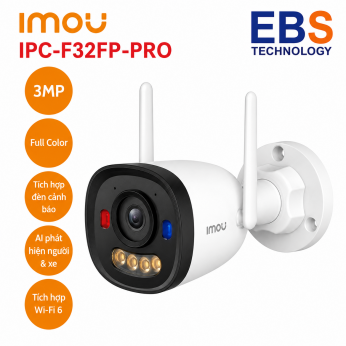 Camera Wifi ngoài trời Full color 3MP IMOU IPC-F32FP-PRO