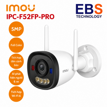 Camera Wifi ngoài trời Full color 5MP IMOU IPC-F52FP-PRO