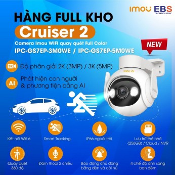 Camera wifi Imou Cruiser 2 độ phân giải 3K IPC-GS7EP-5M