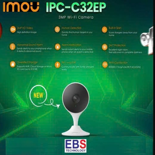 CAMERA CUE WIFI IPC-C32EP IMOU ĐÀM THOẠI GÓC RỘNG CAMERA CUE WIFI IPC-C32EP IMOU ĐÀM THOẠI GÓC RỘNG