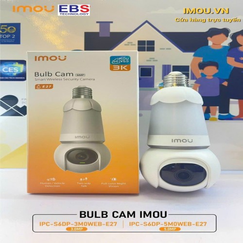 Camera bóng đèn Imou, camera ngụy trang Imou độ phân giải 2K 3MP Camera bóng đèn Imou, camera ngụy trang Imou độ phân giải 2K 3MP